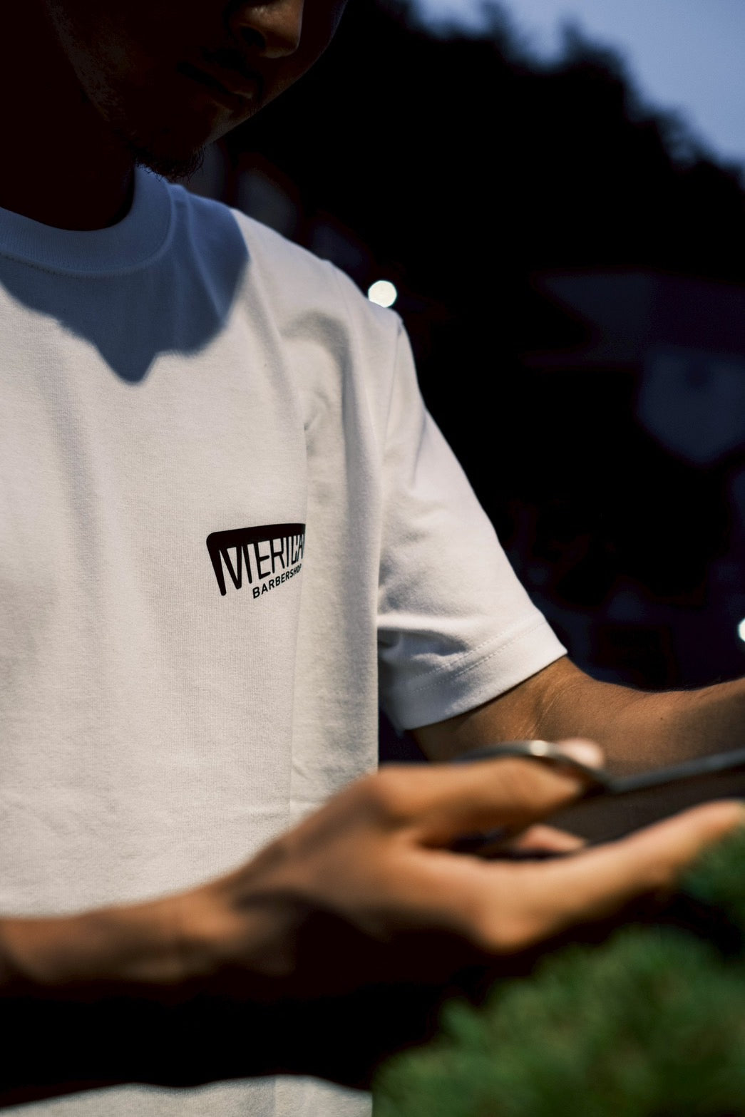 TRADMAN'S BONSAI x MERICAN BARBERSHOP / JAPANESE TRADITIONAL CRAFTSMAN TEE