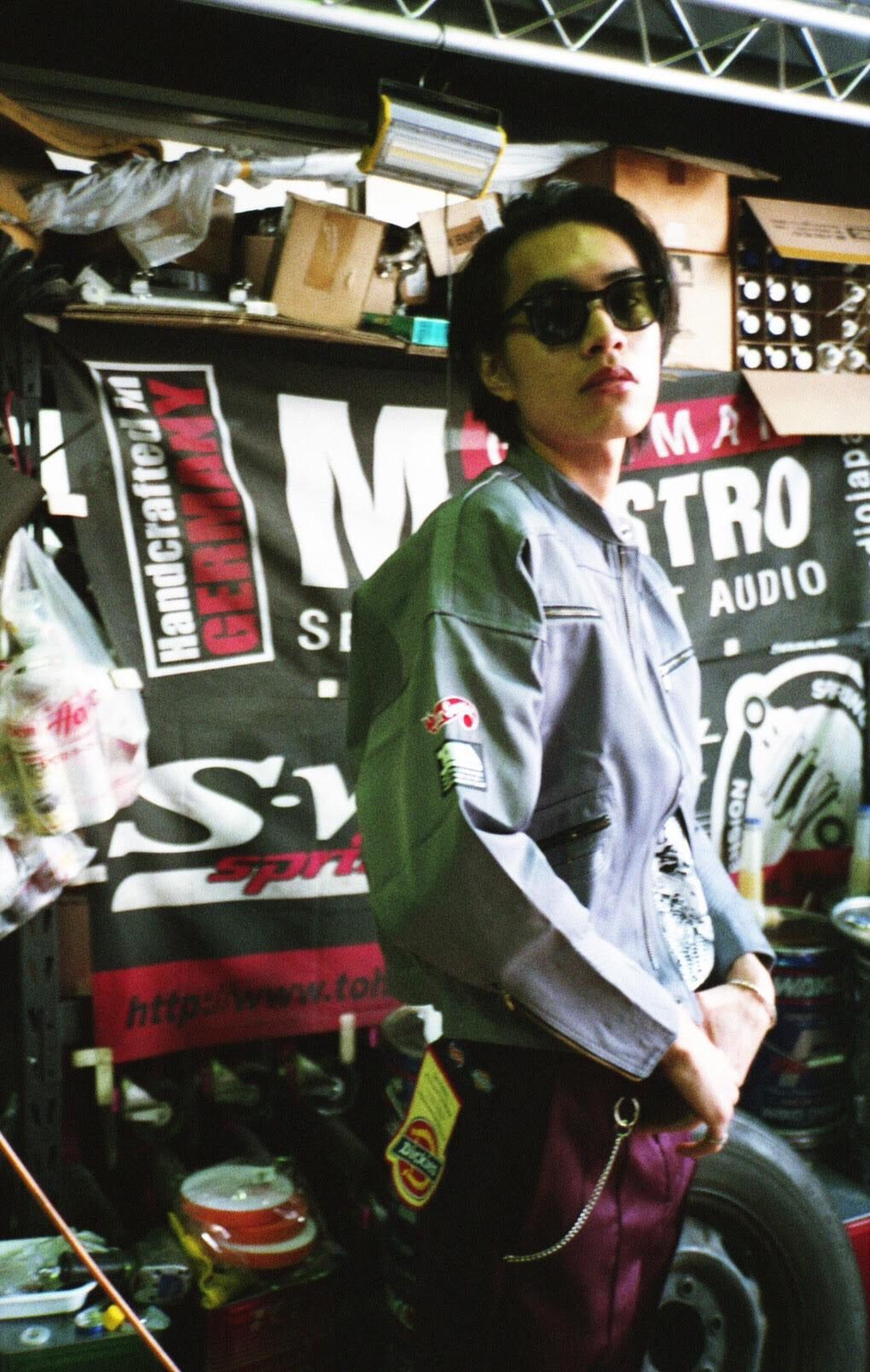 CARSERVICE x DICKIES / FLARE WORK PANTS