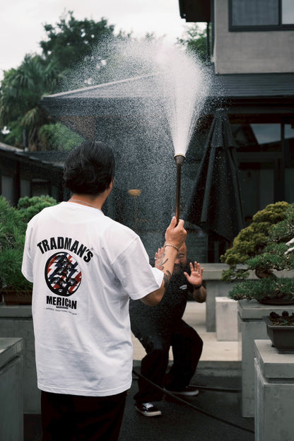 TRADMAN'S BONSAI x MERICAN BARBERSHOP / JAPANESE TRADITIONAL CRAFTSMAN TEE