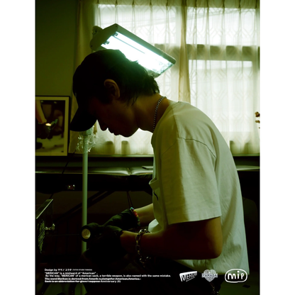 TATTOO STUDIO YAMADA x MERICAN BARBERSHOP / MERICAN (6) TEE 2024 NON-BINARY VER.