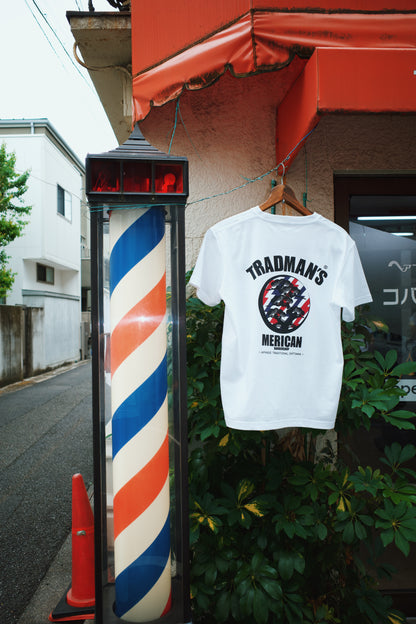 TRADMAN'S BONSAI x MERICAN BARBERSHOP / JAPANESE TRADITIONAL CRAFTSMAN TEE